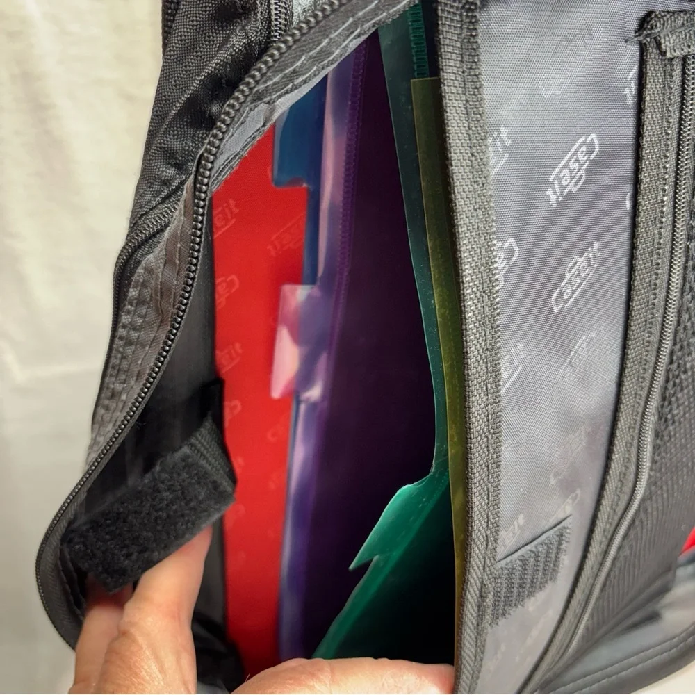 Case It School‎ Binder Red Large Zippered w/ Carrying Handle